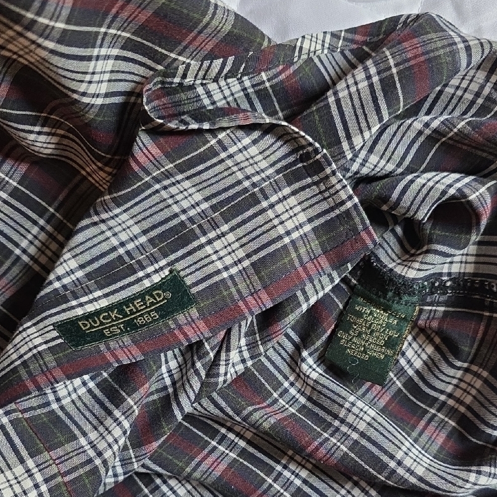 Duck Head Black and White Casual Button Down Shirt - Picture 11 of 13